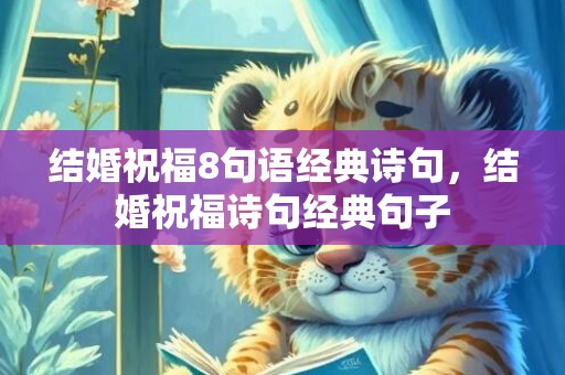 结婚祝福8句语经典诗句，结婚祝福诗句经典句子