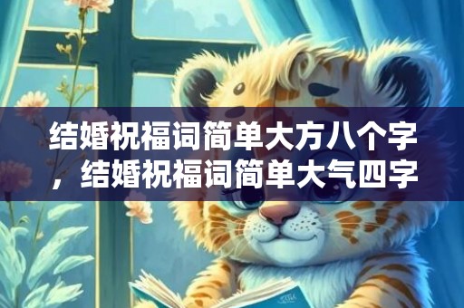 结婚祝福词简单大方八个字，结婚祝福词简单大气四字词语