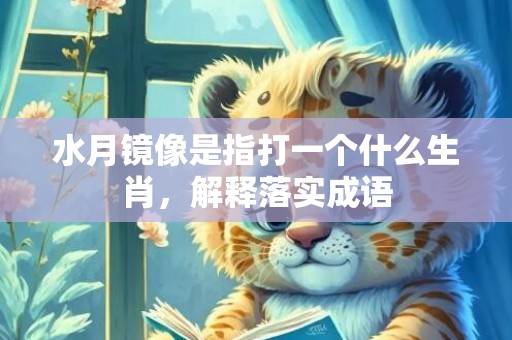 水月镜像是指打一个什么生肖，解释落实成语