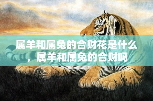 属羊和属兔的合财花是什么，属羊和属兔的合财吗