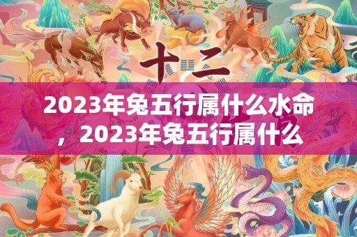 2023年兔五行属什么水命，2023年兔五行属什么