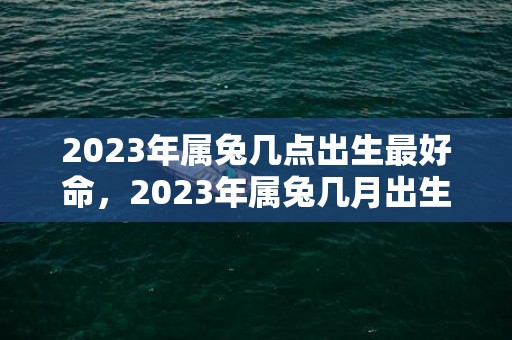 2023年属兔几点出生最好命，2023年属兔几月出生好