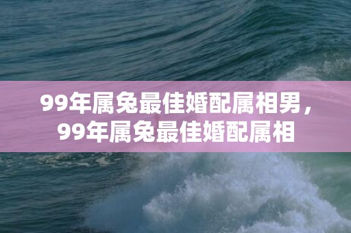 99年属兔最佳婚配属相男，99年属兔最佳婚配属相