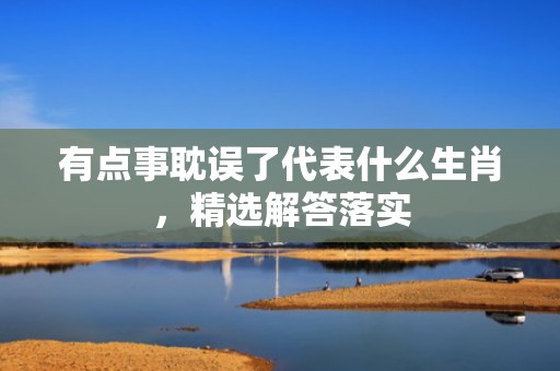 有点事耽误了代表什么生肖，精选解答落实