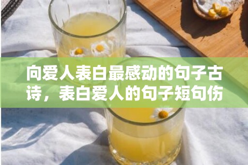 向爱人表白最感动的句子古诗，表白爱人的句子短句伤感