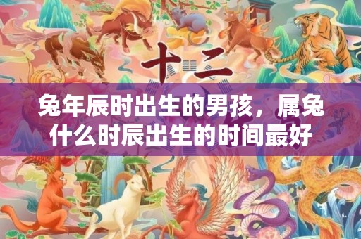 兔年辰时出生的男孩，属兔什么时辰出生的时间最好