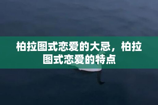 柏拉图式恋爱的大忌，柏拉图式恋爱的特点