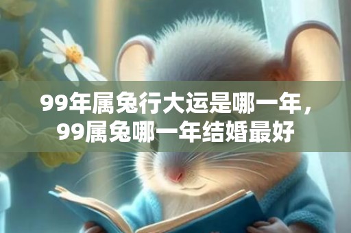 99年属兔行大运是哪一年，99属兔哪一年结婚最好