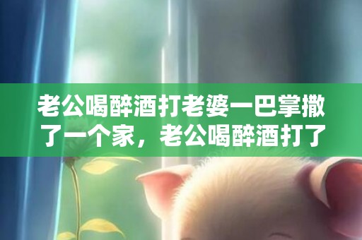 老公喝醉酒打老婆一巴掌撒了一个家，老公喝醉酒打了老婆怎么处理好