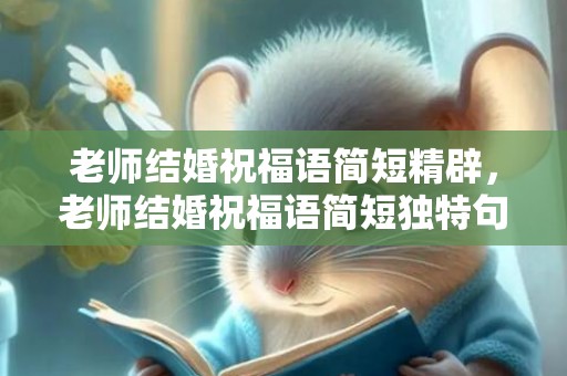 老师结婚祝福语简短精辟，老师结婚祝福语简短独特句子英语