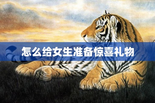 怎么给女生准备惊喜礼物