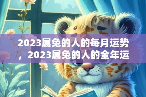 2023属兔的人的每月运势，2023属兔的人的全年运势
