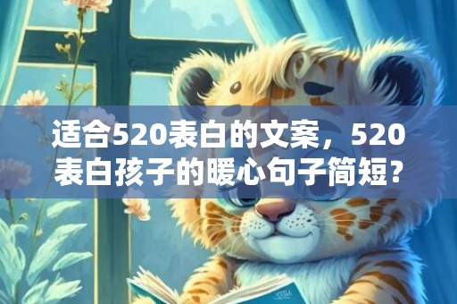 适合520表白的文案，520表白孩子的暖心句子简短？陪伴暖心的句子