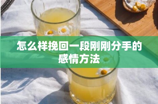怎么样挽回一段刚刚分手的感情方法