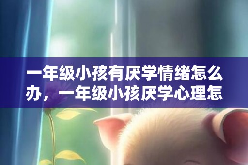 一年级小孩有厌学情绪怎么办，一年级小孩厌学心理怎么疏导？一年级孩子心理问题及辅导