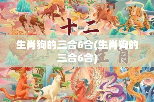生肖狗的三合6合(生肖狗的三合6合)