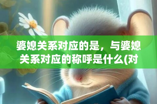 婆媳关系对应的是，与婆媳关系对应的称呼是什么(对老婆的称呼)