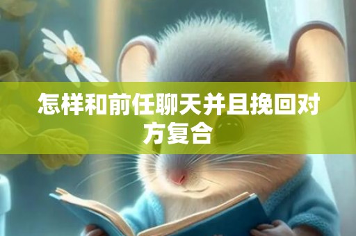 怎样和前任聊天并且挽回对方复合
