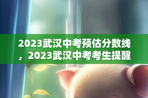 2023武汉中考预估分数线，2023武汉中考考生提醒