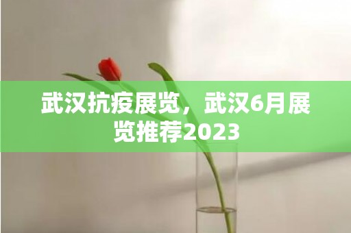 武汉抗疫展览，武汉6月展览推荐2023