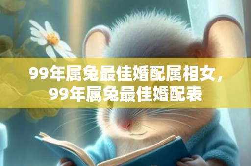 99年属兔最佳婚配属相女，99年属兔最佳婚配表