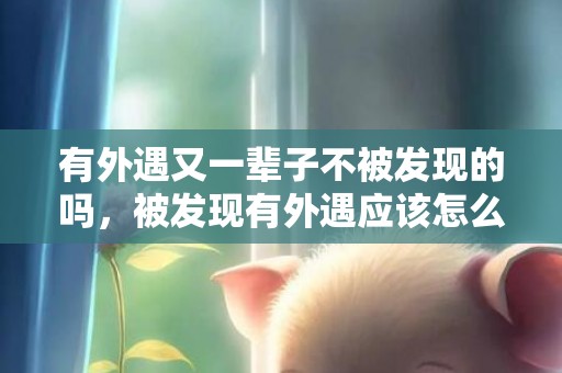 有外遇又一辈子不被发现的吗，被发现有外遇应该怎么正确的处理呢