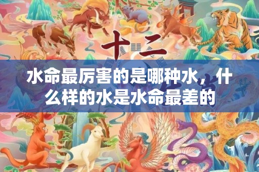 水命最厉害的是哪种水，什么样的水是水命最差的