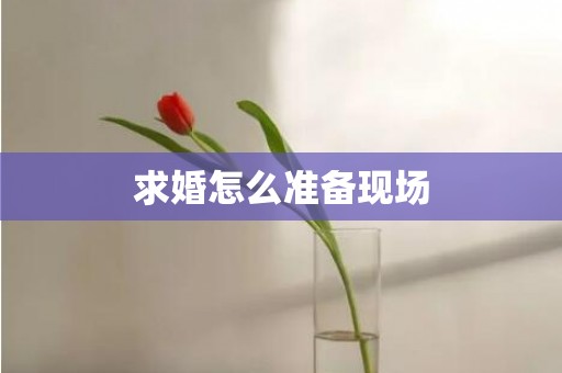 求婚怎么准备现场