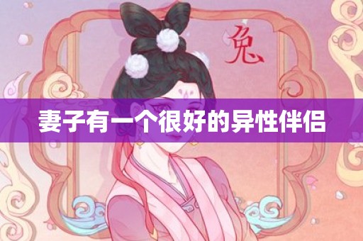 妻子有一个很好的异性伴侣