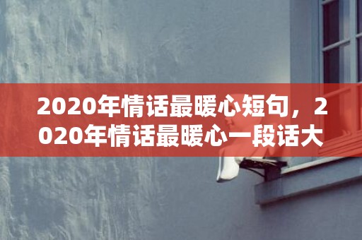 2020年情话最暖心短句，2020年情话最暖心一段话大全？最暖心的话