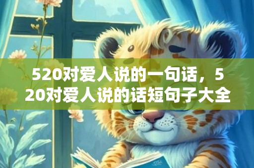 520对爱人说的一句话，520对爱人说的话短句子大全 对老公说的暖心话短句