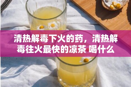 清热解毒下火的药，清热解毒往火最快的凉茶 喝什么茶清热解毒往火