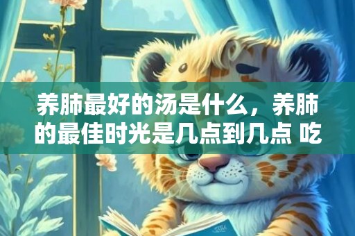 养肺最好的汤是什么，养肺的最佳时光是几点到几点 吃什么润肺养肺 养肺的留意事项
