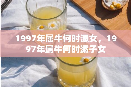 1997年属牛何时添女，1997年属牛何时添子女