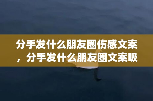 分手发什么朋友圈伤感文案，分手发什么朋友圈文案吸引人(分手朋友圈文案简短)