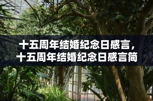 十五周年结婚纪念日感言，十五周年结婚纪念日感言简短，5周年结婚纪念日感悟
