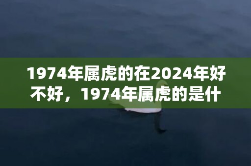 1974年属虎的在2024年好不好，1974年属虎的是什么命