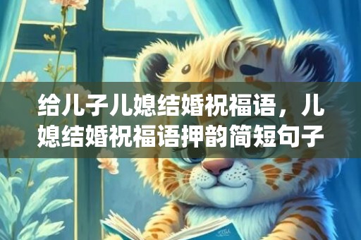 给儿子儿媳结婚祝福语，儿媳结婚祝福语押韵简短句子(对公司的祝福语简短)