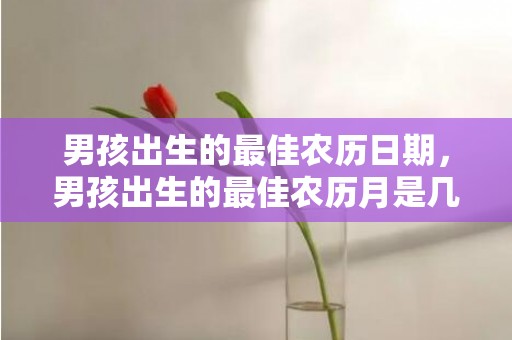男孩出生的最佳农历日期，男孩出生的最佳农历月是几个月