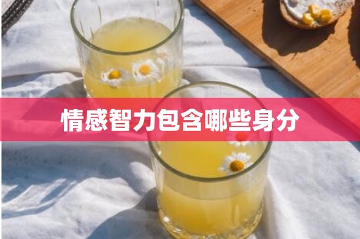 情感智力包含哪些身分
