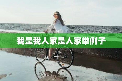 我是我人家是人家举例子