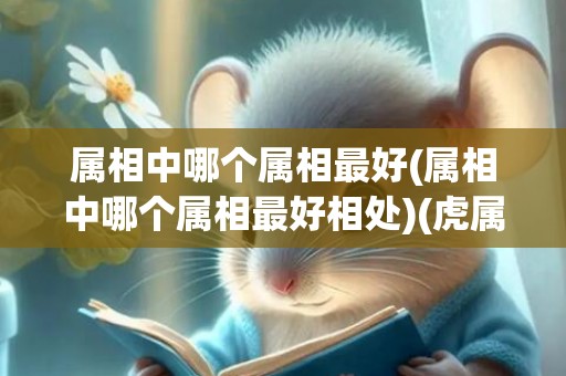 属相中哪个属相最好(属相中哪个属相最好相处)(虎属相和哪个属相最合)