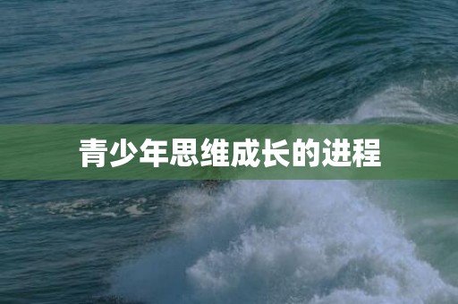 青少年思维成长的进程