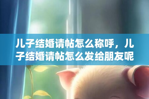 儿子结婚请帖怎么称呼，儿子结婚请帖怎么发给朋友呢(结婚请帖怎么写)