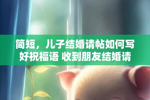 简短，儿子结婚请帖如何写好祝福语 收到朋友结婚请帖说说
