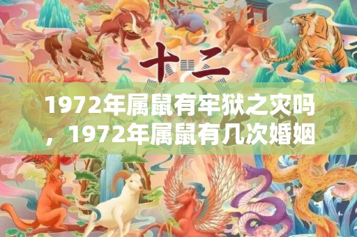 1972年属鼠有牢狱之灾吗，1972年属鼠有几次婚姻