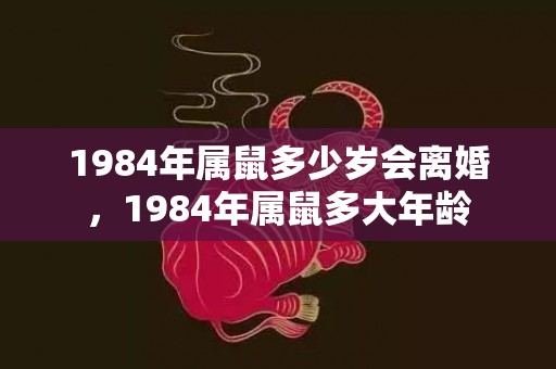 1984年属鼠多少岁会离婚，1984年属鼠多大年龄