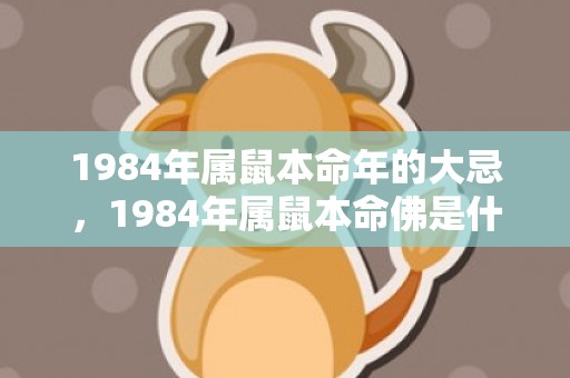 1984年属鼠本命年的大忌，1984年属鼠本命佛是什么