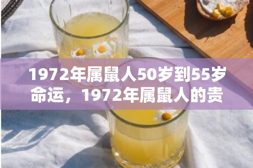 1972年属鼠人50岁到55岁命运，1972年属鼠人的贵人