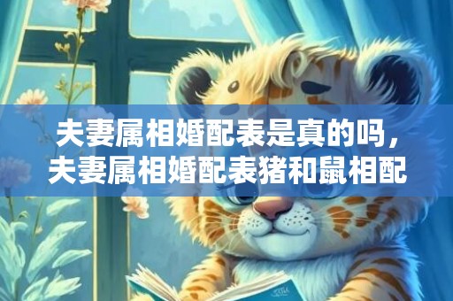 夫妻属相婚配表是真的吗，夫妻属相婚配表猪和鼠相配吗，两鼠属相婚配好吗
